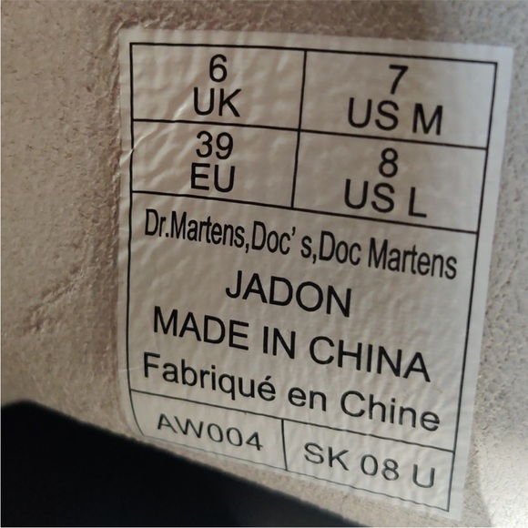 Dr Martens Air Wair Boots NWOT Size 8 Platform Bex - Picture 4 of 9